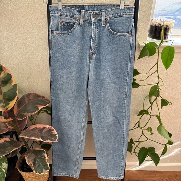 Vintage Orange Tab 550 Stone Wash Taper Leg Jeans Size 31x34 - Picture 5 of 5